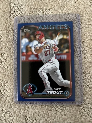 2024 Topps Series 1 - Mike Trout #27 Royal Blue