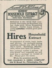 Magazine Ad - 1912 - Hires Root Beer Extract