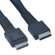 20cm 0.6 FT Oculink Cable PCIe 4.0 SFF8611 4i Male Extension eGPU SSD PC