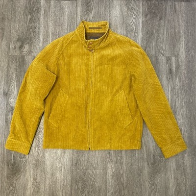 Private White VC Todd Snyder Jacket Men's 3 Mustard Corduroy Racing Preppy Work