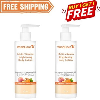2X WishCare Multi-Vitamin Brightening Body Lotion 200ml+FREE SHIPPING
