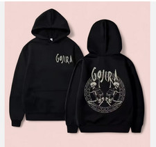 Black and white Gojira hoodie