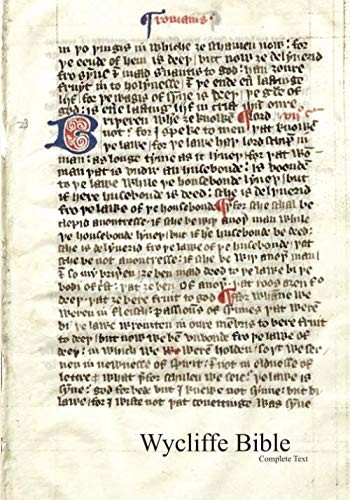 Wycliffe Bible Complete Text in Old English 77 Books Including