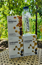 Unicity Unimate Yerba Mate Powder Drink Mix + Balance, Lemon Ginger/Orange