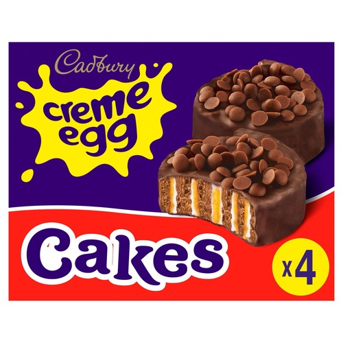 New Cadbury Creme Egg Nest Cakes 4 Pack | Easter Eggs Chocolate Gift Viral Trend