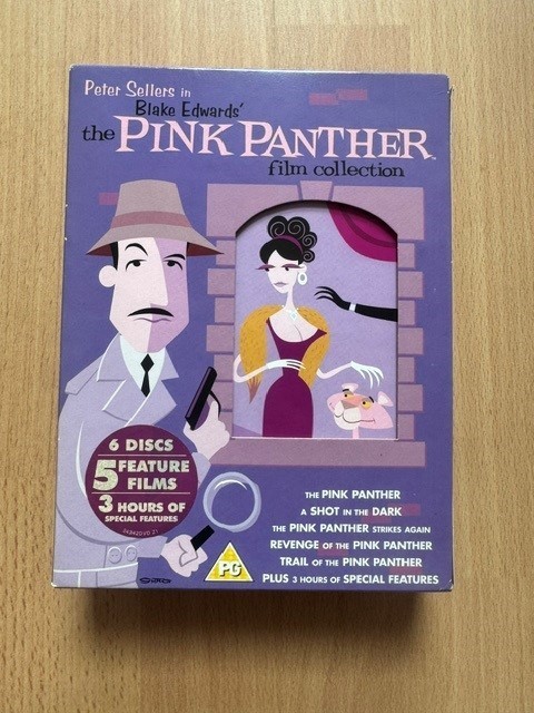 The Pink Panther Film Collection DVD Boxset - Very Good Condition