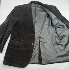 Chaps men's brown corduroy blazer/ sports coat sz38R. 100 cotton.