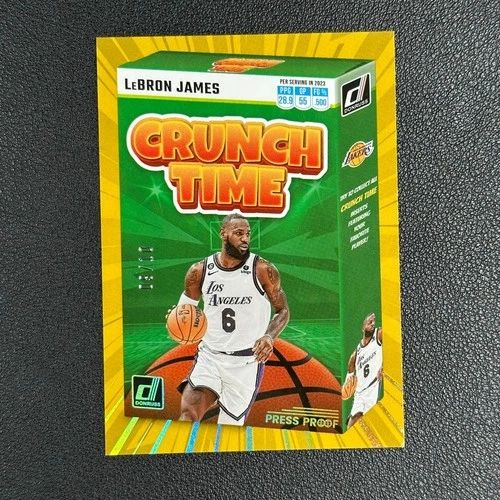 2023 Panini Donruss Basketball Press Proof Gold LeBron James #2 PSA 9