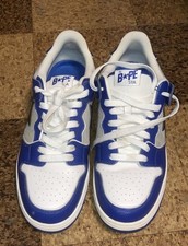 Bathing Ape Nape Sk8 Sta Blue With Box