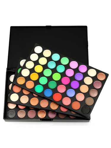 Shimmer Eyeshadow Pallete Matte Pearlescent Eye Makeup Mixed 120 Colours ~ - Picture 3 of 11