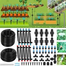 177FT Drip Irrigation Kit – 2026 New Quick-Connect Micro Irrigation System wi...