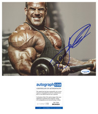 Jay Cutler Bodybuilder Mr Olympia Signed 8x10 Photo EXACT Proof ACOA D