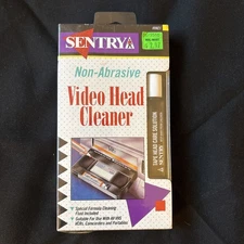 Sentry Video Head Cleaner Non-Abrasive With Cleaning Solution VHS BRAND NEW
