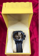 Invicta 19289 S1 Rally Stainless Steel Leather Men's Chronograph Watch