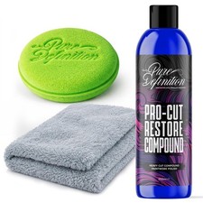 Car Polish Kit Pro Cut Compound Heavy Paint Restorer Cloth Pure Definition