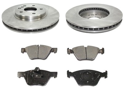 DuraGo 87KT68B Front Brake Pad and Rotor Kit Fits 1998-2002 Mercedes CLK320
