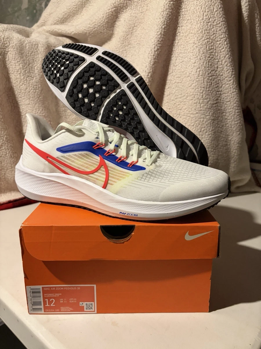 Nike Air Zoom Pegasus 39 White Racer Blue Crimson for Sale