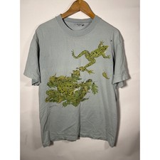 Vintage 1992 Liberty Graphics Frog T Shirt Mens Large Nature Made in USA