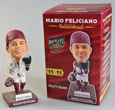 MARIO FELICIANO 2017 Wisconsin Timber Rattlers Bobblehead RARE SGA Only 1,000