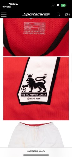 Cristiano Ronaldo, 1/5, 3 Patches 2 LOGO PATCHES Manchester United Jersey Fusion - Picture 6 of 7