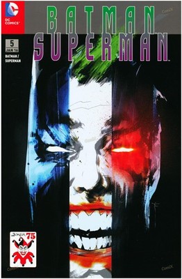 Batman - Superman Nr. 5 - Panini (2014-2016) Joker Variant Cover Zustand 1