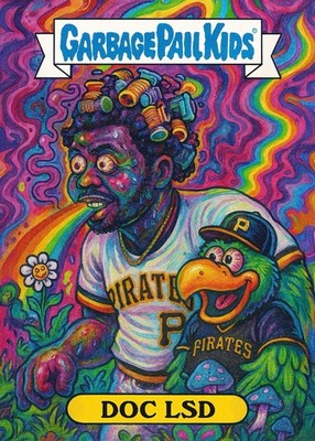 Dock Ellis - Custom GPK  Doc LSD No-Hitter - Pittsburgh Pirates