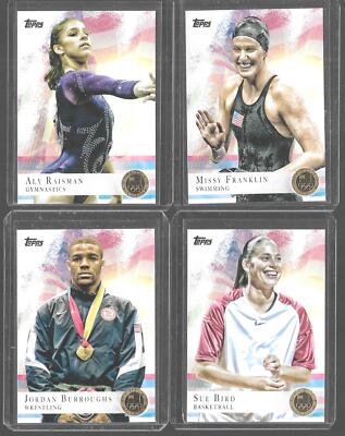 2012 TOPPS OLYMPIC ~ GOLD PARALLEL CARDS ~ FINISH YOUR SETS ~ U PICK EM 1000'S
