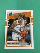 F134,176 2021 Chronicles Draft Picks Donruss RC #39 GREG BROWN TEXAS *QTY*