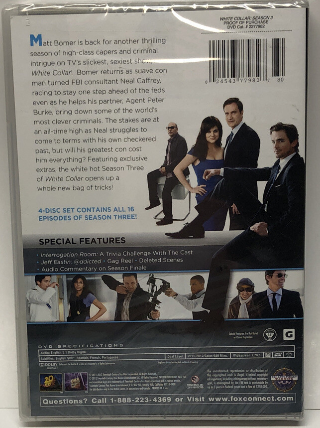 White Collar: Season (DVD) 24543779827|