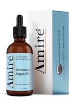 Moroccan Argan Oil, Triple Extra Virgin, USDA Certified Organic Argan Oil 4oz