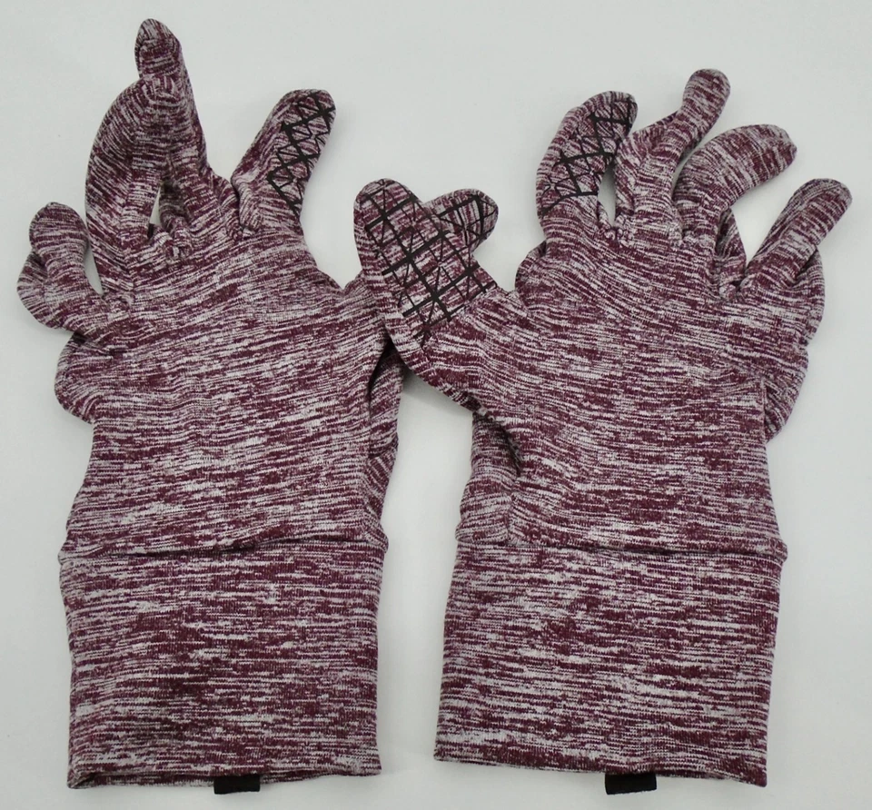 Guantes Nike Dri-Fit para mujer elemento pequeño correr borgoña aplastar brezo/plateado Foto 2 de 4