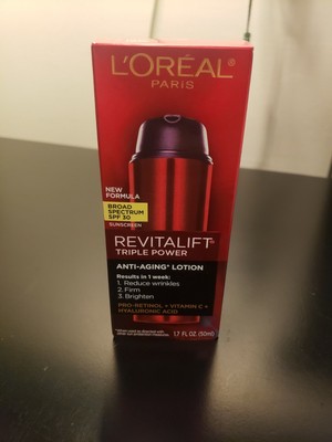 revitalift triple power day lotion spf 30