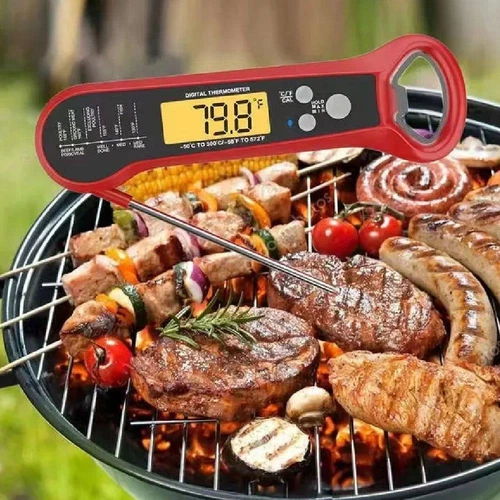 Instant Read Meat Thermometer Digital LCD Cooking BBQ Grill Food Thermometer NEW - Picture 11 of 13
