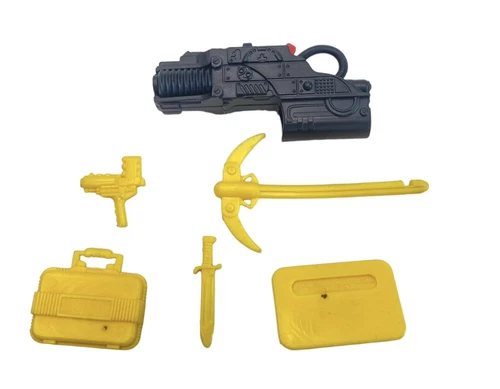 GI Joe ARAH 1994 LIFELINE v4 Knife Flare Launcher Case Hook Lot Battle Corps