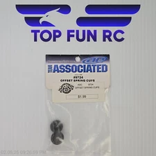 Team Associated 9724 Offset Spring Cups For SC10 & B44 1/10 Scale
