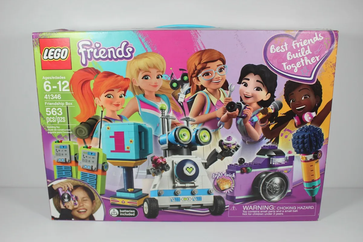 Ved navn Få kontrol klient Lego Friends 41346 Friendship Box Building Toy Robot Camera Walkie Talkie  Mic 673419283502 | eBay