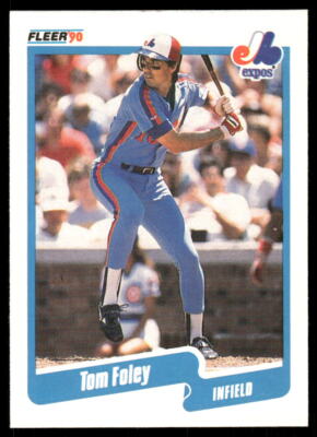 1990 Fleer #344a Tom Foley