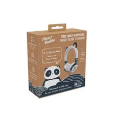 Planet Buddies Panda Furry Wired Headphones V2 Ships Free and Fast