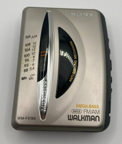 Sony Walkman WM-FX195 Radio Cassette Player scatola COMPLETO leggere descrizione - Afbeelding 7 van 11