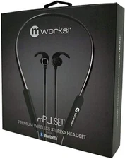 NIP! mWorks mPulse Premium Wireless Bluetooth Stereo Headset - Dual Mic