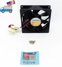 Sunon KD1209PTB2-6 (OC) 12V DC 92mm x 25mm 4-pin Molex PC Case Cooling Fan