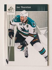 JOE THORNTON 2011-12 Upper Deck SP Game Used Base #79 San Jose Sharks