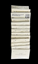 13 Full Packs of Crystal Clear Preciosa Rhinestones Assorted Sizes