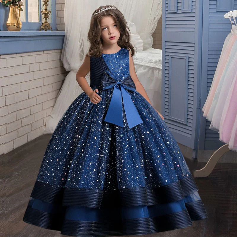 Vestido De Princesa Para Niñas Vestidos Cumpleaños Encaje Gasas | eBay