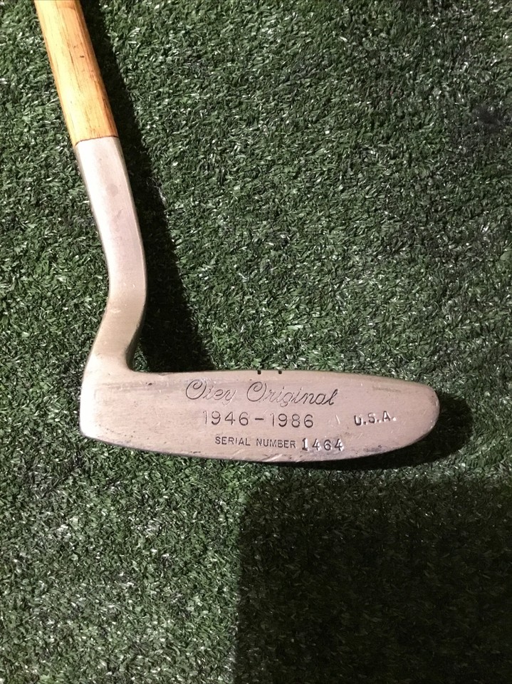 Putter Otey Crisman 18H - Manche Caryer, Poignée Cuir - Droitier Vintage