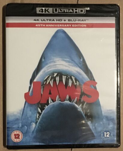 45th Anniversary 4k Edition JAWS Ultra HD UHD BLURAY Spielberg Dreyfuss Scheider - Picture 2 of 9