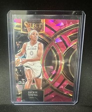 2024 Panini Select WNBA - Premier Level Pink Ice Prizm #180 Jackie Young