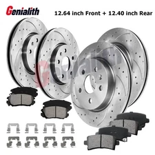 Front and Rear Brake Rotors & Pads for Chevy Impala Buick LaCrosse 2015 Regal V6