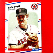 Wade Boggs 1988 Fleer Card #345 MLB Boston Red Sox