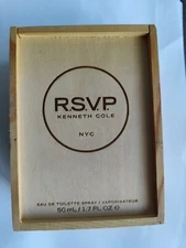 R.S.V.P. BY KENNETH COLE FOR MEN 1.7OZ/50ML EDT SPR VINTAGE
